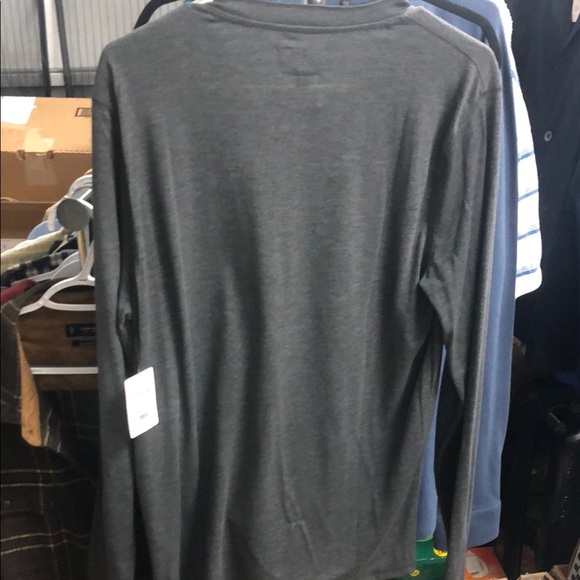 Lucky Brand Gray Long Sleeve Henley Tee - Picture 6 of 6
